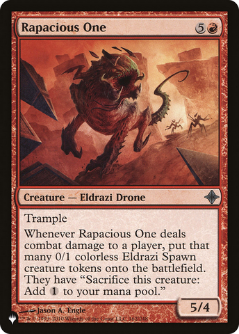 Rapacious One [The List] - The Mythic Store | 24h Order Processing