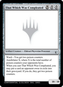 That Which Was Compleated [Unknown Event] - The Mythic Store | 24h Order Processing