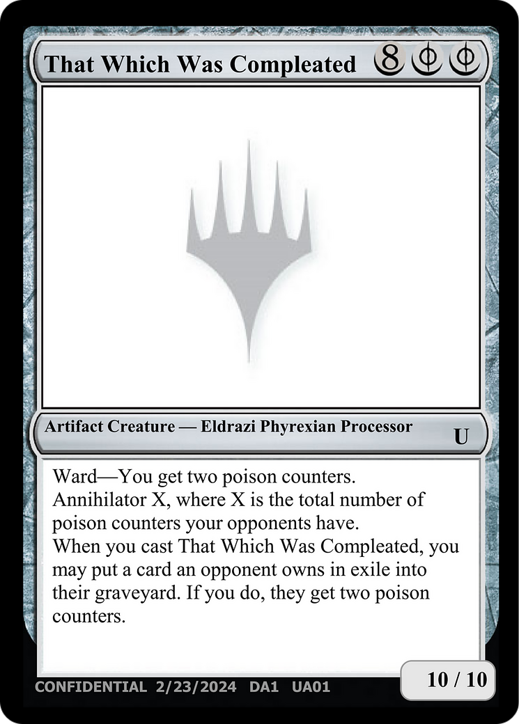 That Which Was Compleated [Unknown Event] - The Mythic Store | 24h Order Processing