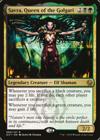 Savra, Queen of the Golgari [Guilds of Ravnica Guild Kit] - The Mythic Store | 24h Order Processing
