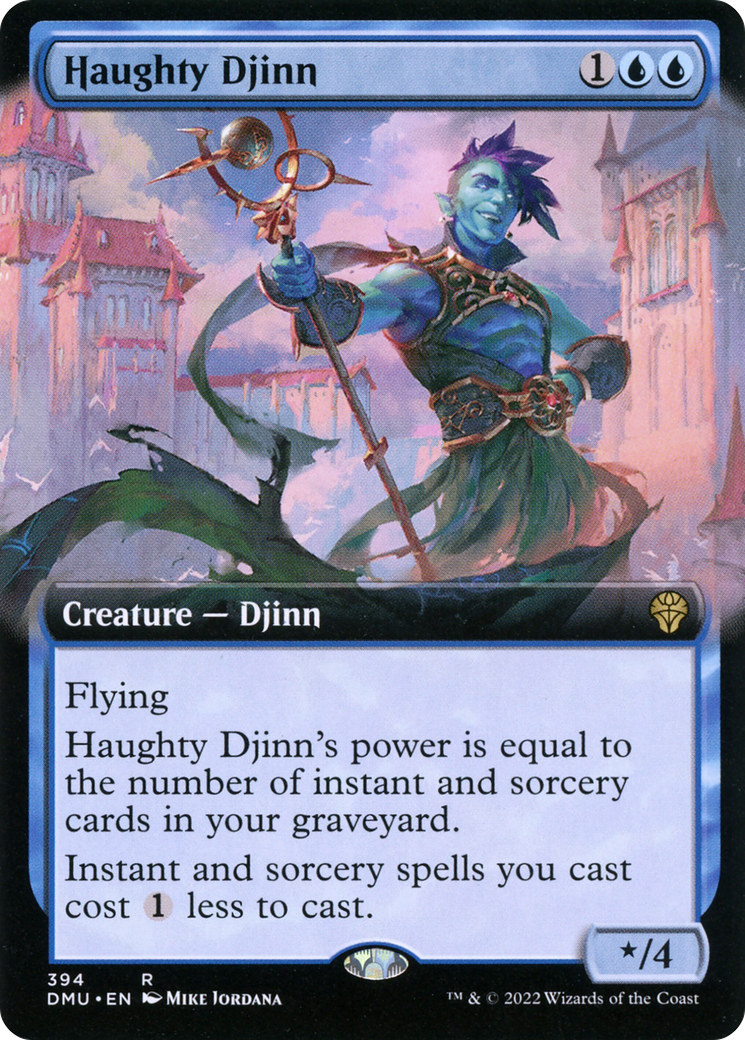 Haughty Djinn (Extended Art) [Dominaria United] - The Mythic Store | 24h Order Processing