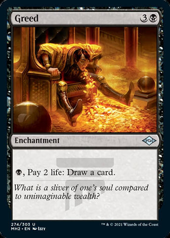 Greed (Foil Etched) [Modern Horizons 2] - The Mythic Store | 24h Order Processing