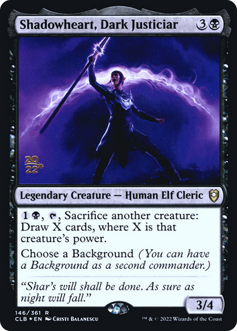 Shadowheart, Dark Justiciar [Commander Legends: Battle for Baldur's Gate Prerelease Promos] - The Mythic Store | 24h Order Processing
