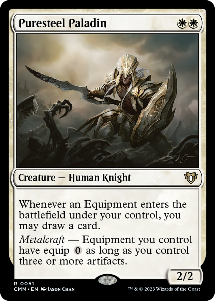 Puresteel Paladin [Commander Masters] - The Mythic Store | 24h Order Processing