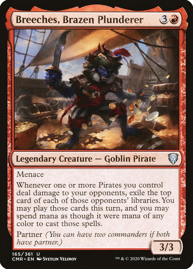 Breeches, Brazen Plunderer [Commander Legends] - The Mythic Store | 24h Order Processing