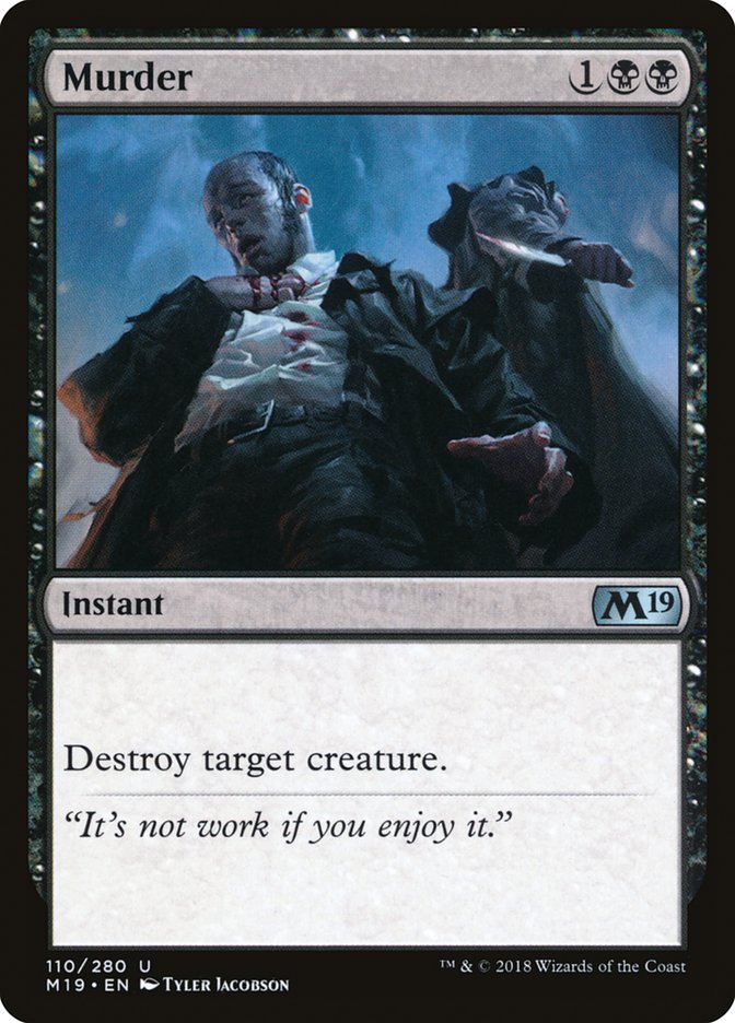 Murder [Core Set 2019] - The Mythic Store | 24h Order Processing