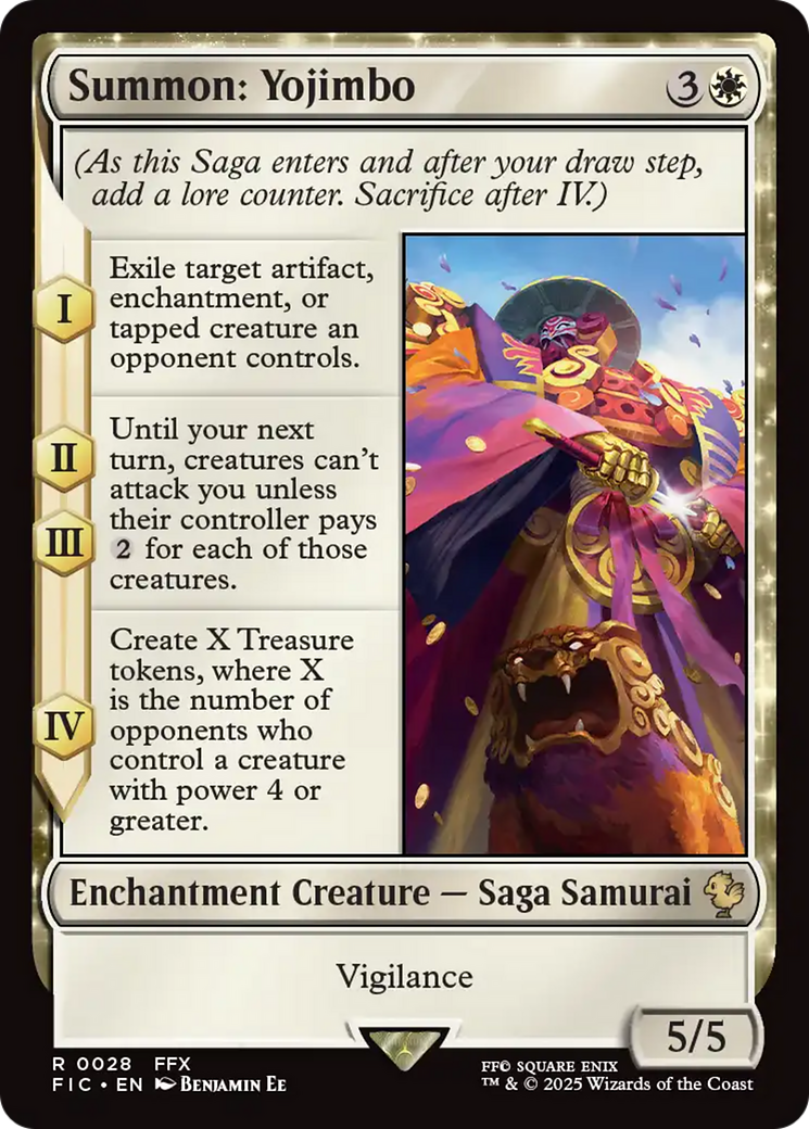Summon: Yojimbo [FINAL FANTASY Commander] - The Mythic Store | 24h Order Processing