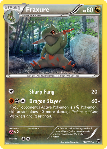 Fraxure (110/162) [XY: BREAKthrough] - The Mythic Store | 24h Order Processing