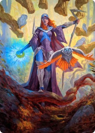 Kasmina, Enigma Sage Art Card [Strixhaven: School of Mages Art Series] - The Mythic Store | 24h Order Processing