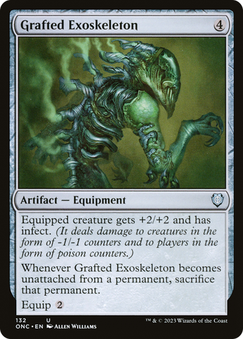 Grafted Exoskeleton [Phyrexia: All Will Be One Commander] - The Mythic Store | 24h Order Processing