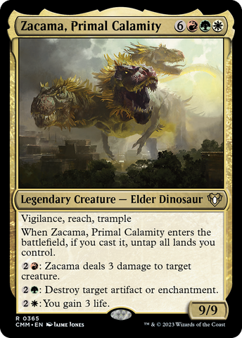 Zacama, Primal Calamity [Commander Masters] - The Mythic Store | 24h Order Processing