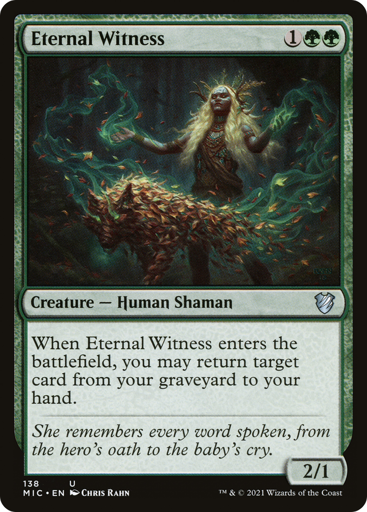 Eternal Witness [Innistrad: Midnight Hunt Commander] - The Mythic Store | 24h Order Processing