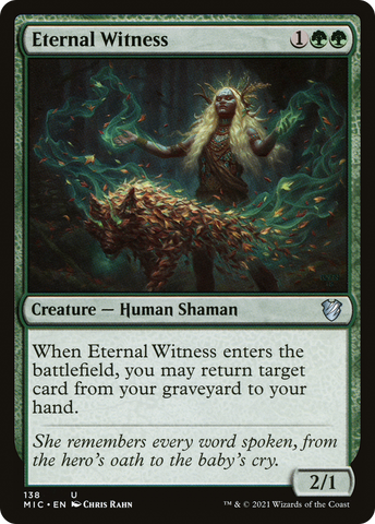 Eternal Witness [Innistrad: Midnight Hunt Commander] - The Mythic Store | 24h Order Processing