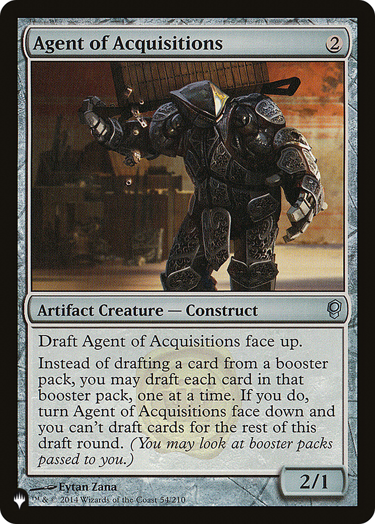 Agent of Acquisitions [The List Reprints] - The Mythic Store | 24h Order Processing