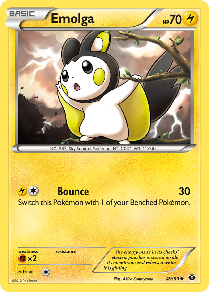 Emolga (49/99) [Black & White: Next Destinies] - The Mythic Store | 24h Order Processing