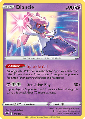 Diancie (079/185) [Sword & Shield: Vivid Voltage] - The Mythic Store | 24h Order Processing
