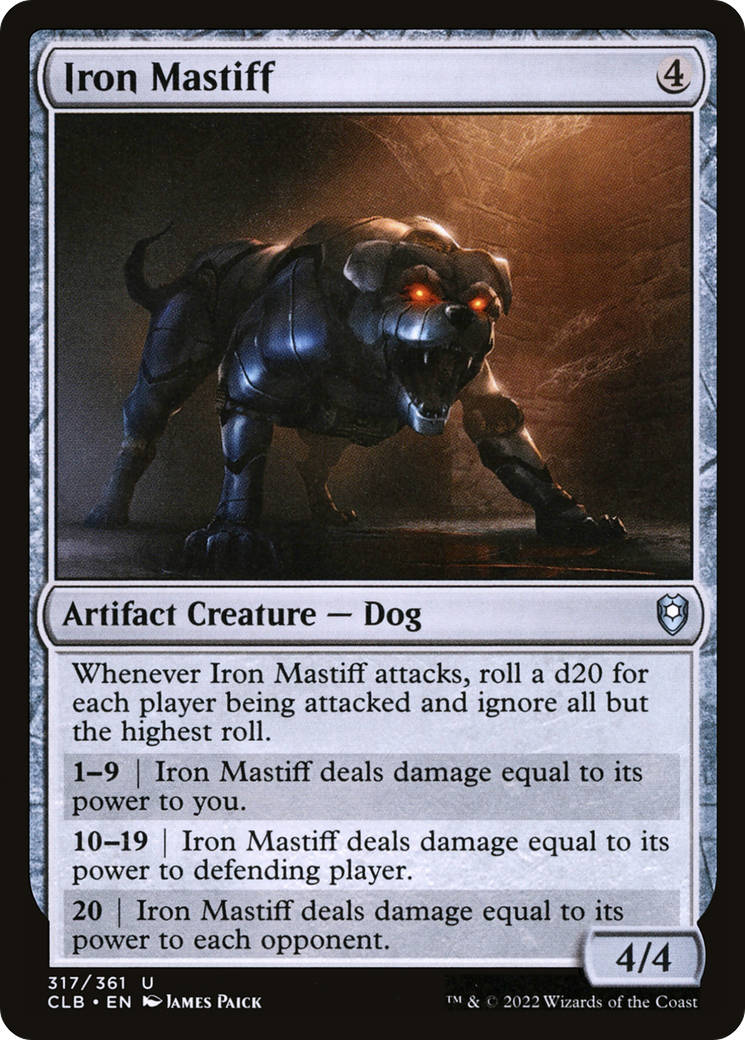 Iron Mastiff [Commander Legends: Battle for Baldur's Gate] - The Mythic Store | 24h Order Processing