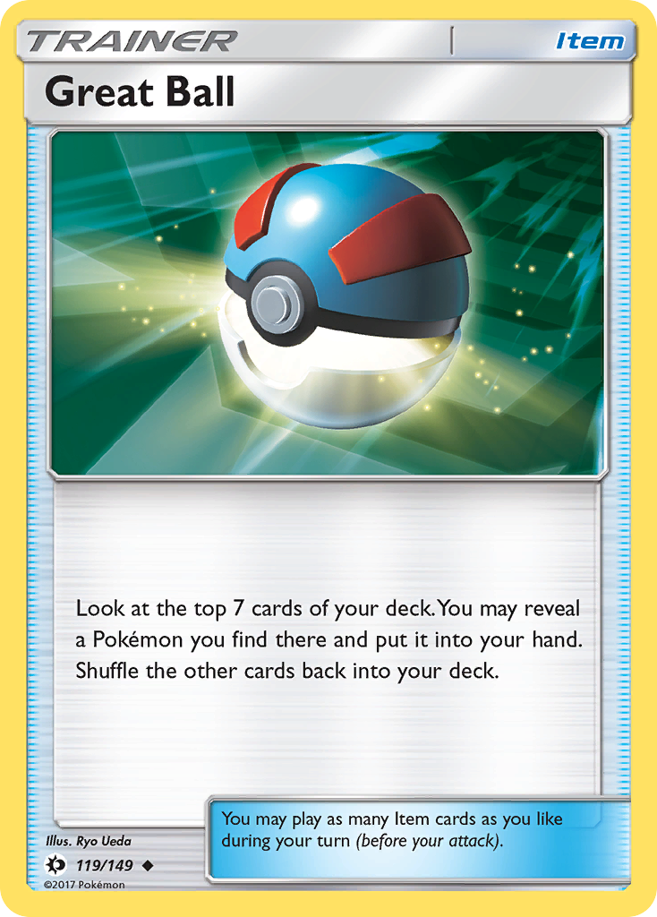 Great Ball (119/149) [Sun & Moon: Base Set] - The Mythic Store | 24h Order Processing