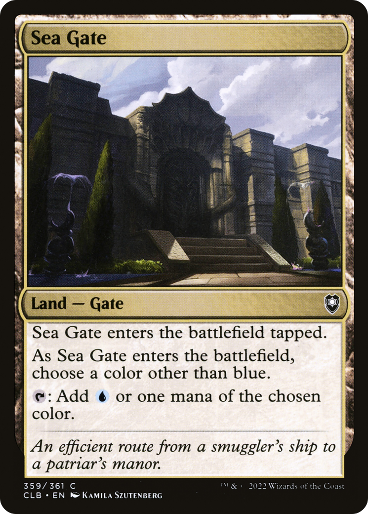 Sea Gate [Commander Legends: Battle for Baldur's Gate] - The Mythic Store | 24h Order Processing
