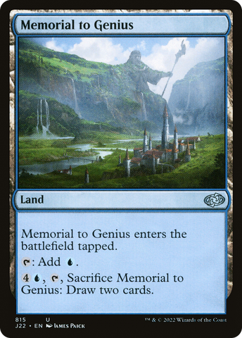 Memorial to Genius [Jumpstart 2022] - The Mythic Store | 24h Order Processing