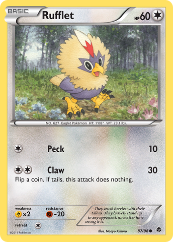 Rufflet (87/98) [Black & White: Emerging Powers] - The Mythic Store | 24h Order Processing