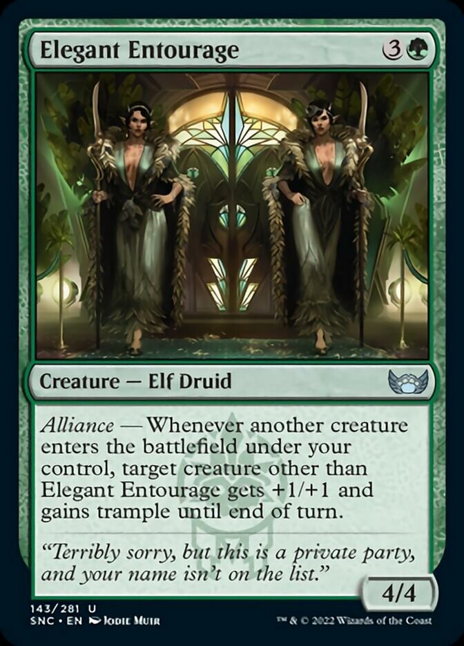Elegant Entourage [Streets of New Capenna] - The Mythic Store | 24h Order Processing