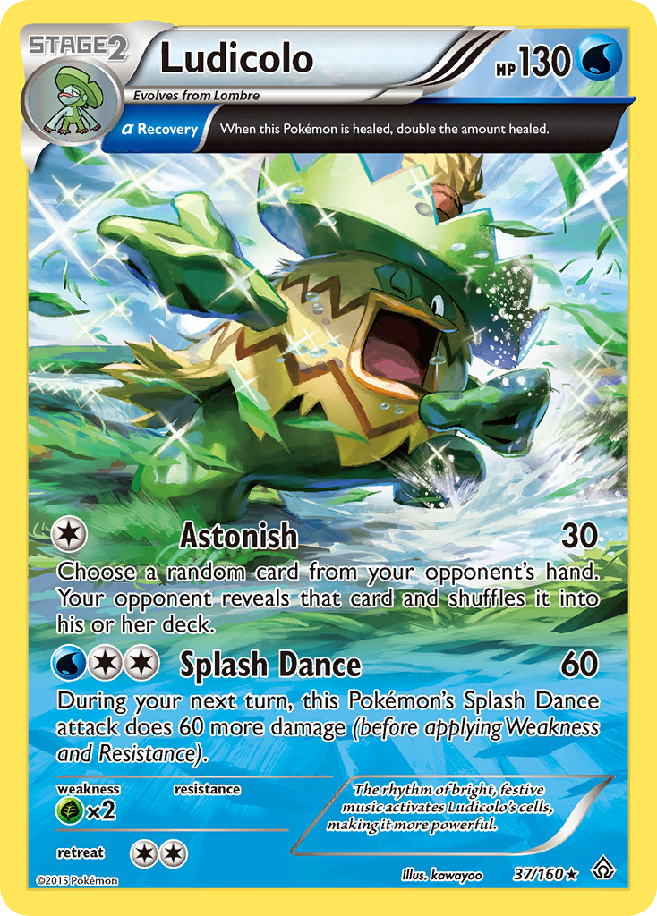 Ludicolo (37/160) [XY: Primal Clash] - The Mythic Store | 24h Order Processing