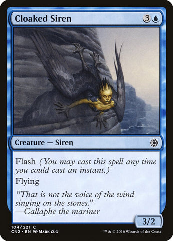 Cloaked Siren [Conspiracy: Take the Crown] - The Mythic Store | 24h Order Processing