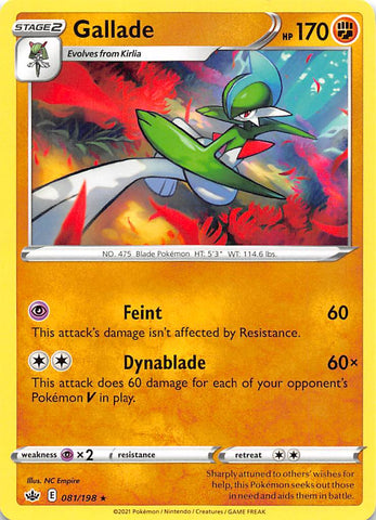 Gallade (081/198) [Sword & Shield: Chilling Reign] - The Mythic Store | 24h Order Processing