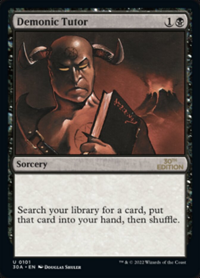 Demonic Tutor [30th Anniversary Edition] - The Mythic Store | 24h Order Processing