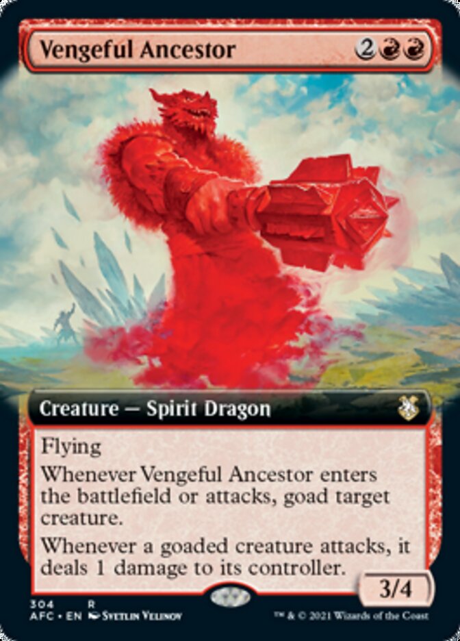 Vengeful Ancestor (Extended Art) [Dungeons & Dragons: Adventures in the Forgotten Realms Commander] - The Mythic Store | 24h Order Processing