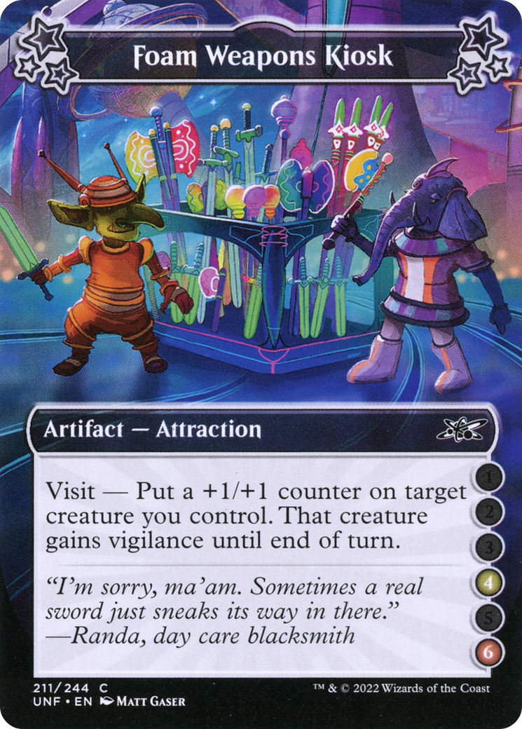 Foam Weapons Kiosk (4-6) [Unfinity] - The Mythic Store | 24h Order Processing