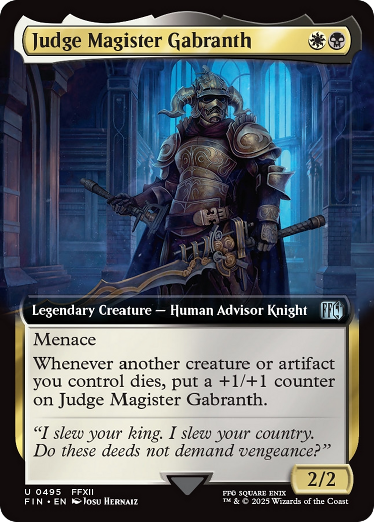 Judge Magister Gabranth (Extended Art) [FINAL FANTASY] - The Mythic Store | 24h Order Processing