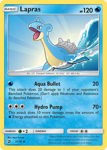 Lapras (21/70) [Sun & Moon: Dragon Majesty] - The Mythic Store | 24h Order Processing