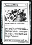 Weaponized Scrap [Mystery Booster Playtest Cards] - The Mythic Store | 24h Order Processing