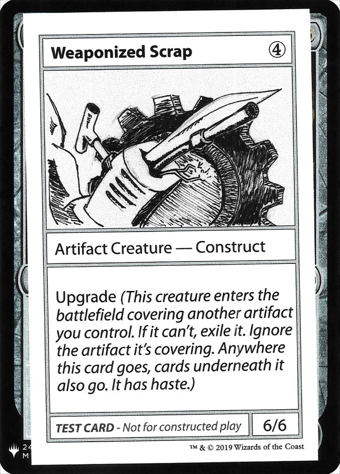 Weaponized Scrap [Mystery Booster Playtest Cards] - The Mythic Store | 24h Order Processing