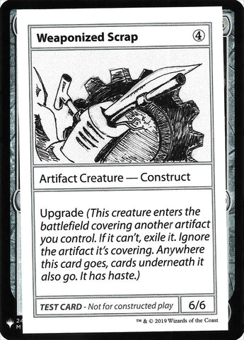 Weaponized Scrap [Mystery Booster Playtest Cards] - The Mythic Store | 24h Order Processing