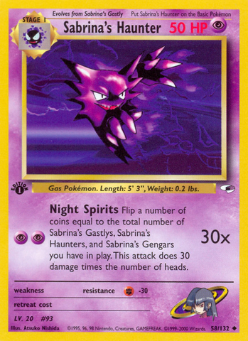 Sabrina's Haunter (58/132) [Gym Heroes 1st Edition] - The Mythic Store | 24h Order Processing