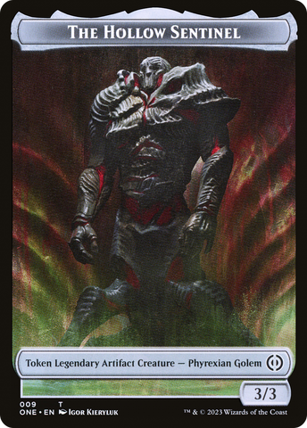 The Hollow Sentinel Token [Phyrexia: All Will Be One Tokens] - The Mythic Store | 24h Order Processing