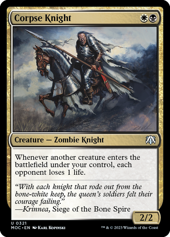 Corpse Knight [March of the Machine Commander] - The Mythic Store | 24h Order Processing