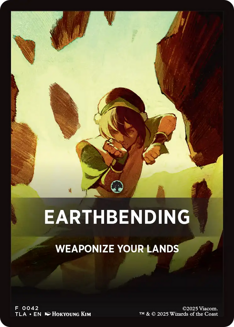 Earthbending Theme Card (0042) [Avatar: The Last Airbender Tokens] - The Mythic Store | 24h Order Processing