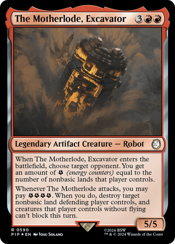 The Motherlode, Excavator (Surge Foil) [Fallout] - The Mythic Store | 24h Order Processing