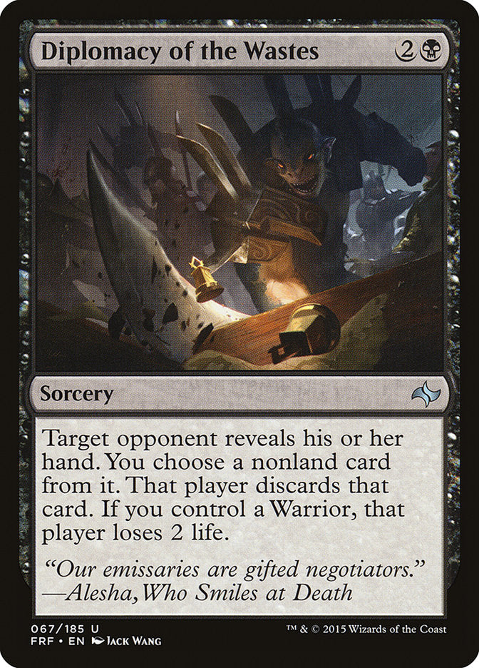 Diplomacy of the Wastes [Fate Reforged] - The Mythic Store | 24h Order Processing