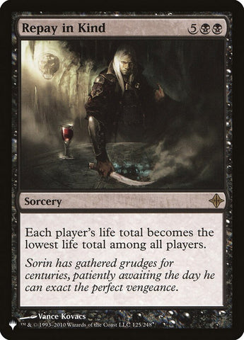 Repay in Kind [The List] - The Mythic Store | 24h Order Processing