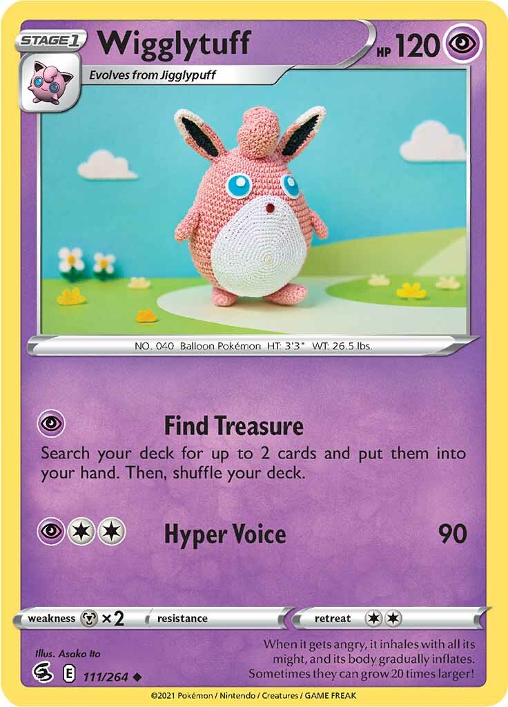 Wigglytuff (111/264) [Sword & Shield: Fusion Strike] - The Mythic Store | 24h Order Processing