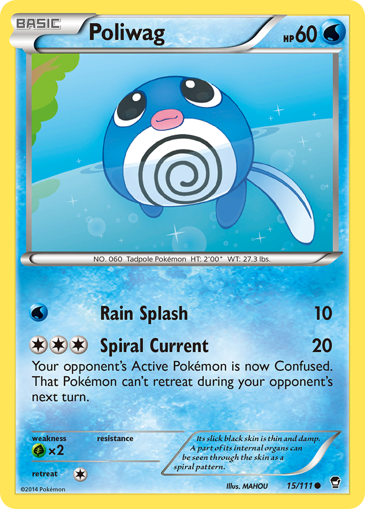 Poliwag (15/111) [XY: Furious Fists] - The Mythic Store | 24h Order Processing