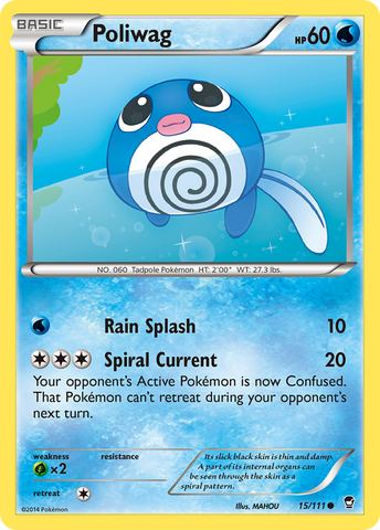 Poliwag (15/111) [XY: Furious Fists] - The Mythic Store | 24h Order Processing