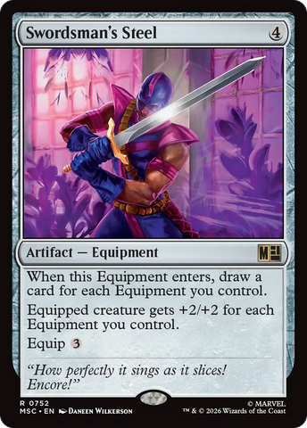 Swordsman's Steel [Marvel Super Heroes Commander] - The Mythic Store | 24h Order Processing