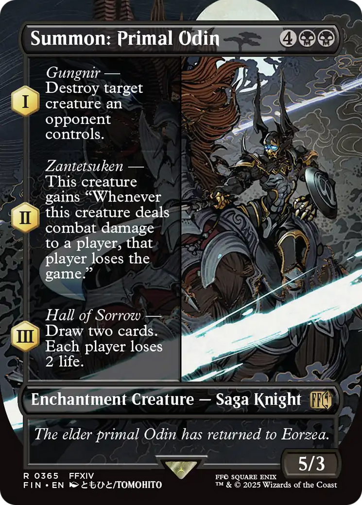 Summon: Primal Odin (Borderless) [FINAL FANTASY] - The Mythic Store | 24h Order Processing