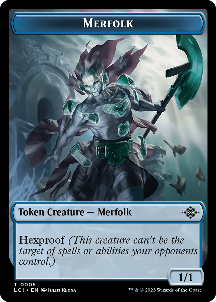 Boar // Merfolk (0005) Double-Sided Token [The Lost Caverns of Ixalan Commander Tokens] - The Mythic Store | 24h Order Processing